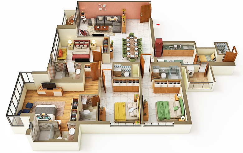 4 BHK Luxury Residence