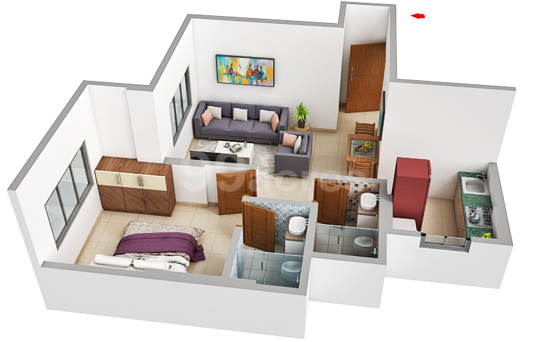 1 BHK Apartment