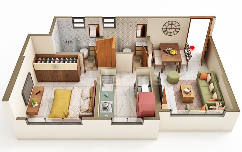 1 BHK Apartment