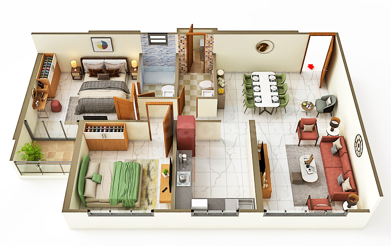 2 BHK Apartment
